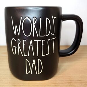 🆕️ Rae Dunn Matte Black World's Greatest Dad Mug